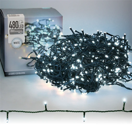 Guirlande lumineuse LED avec 480 LED blanc froid