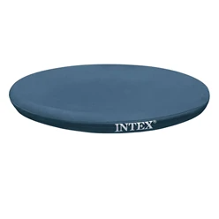 Intex Bâche de couverture de piscine Ø 244 cm bleu foncé