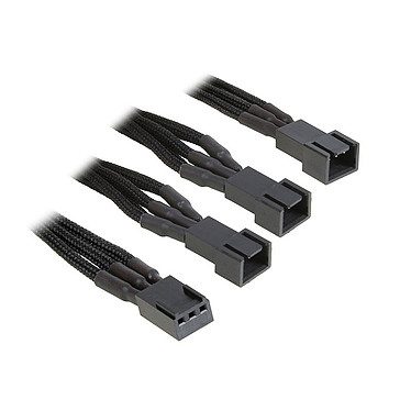 BitFenix Alchemy Black – Extension d’alimentation gainée – ATX12V 4 pins – 45 cm