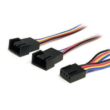 StarTech.com Doubleur d’alimentation pour ventilateurs 4 broches PWM – 30 cm