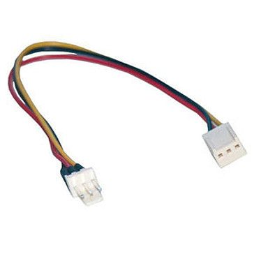 Rallonge d’alimentation pour ventilateur 3 broches (45 cm)