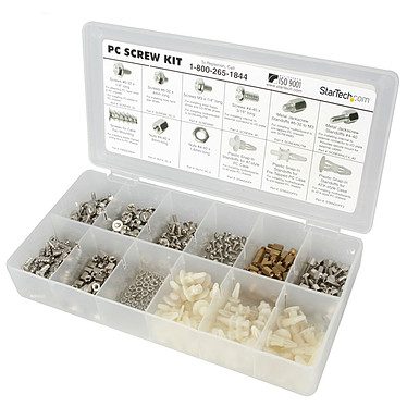 StarTech.com Ensemble de vis pour ordinateur, assortiment de luxe