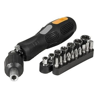 Tournevis à cliquet orientable (17 embouts)