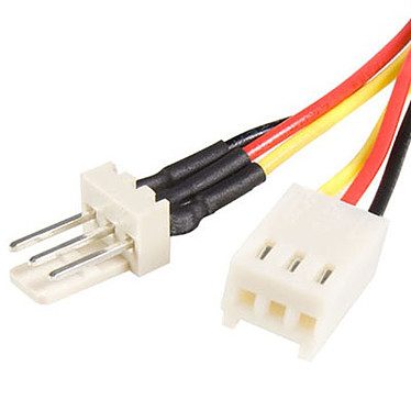 Rallonge d’alimentation pour ventilateur 3 broches (30 cm)