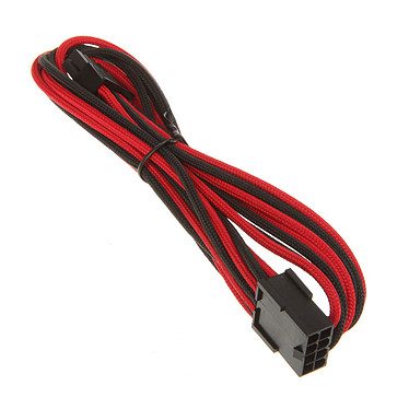 BitFenix Alchemy Red/Black – Extension d’alimentation gainée – PCI Express 8 broches – 45 cm