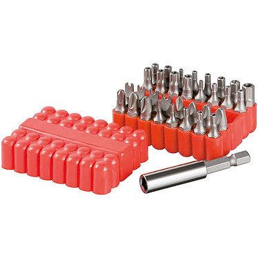 Kit de 33 embouts pour tournevis modulable
