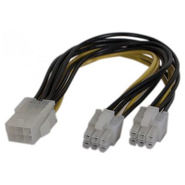 Doubleur d’alimentation PCI Express 6 pins