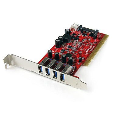 StarTech.com Carte contrôleur PCI 4 ports USB 3.0