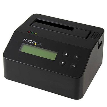 StarTech.com Station d’accueil et effaceur USB 3.0 autonome pour disque dur SATA de 2,5″ et 3,5″