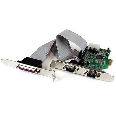 StarTech.com Carte PCI Express avec 2 ports série RS232 et 1 port parallèle