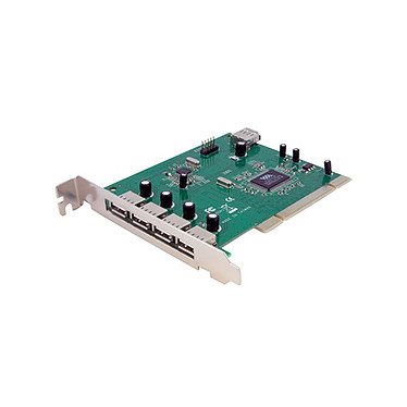 StarTech.com Carte adaptateur PCI vers 7 Ports USB 2.0 – interne/externe