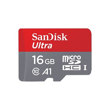 SanDisk Ultra Android microSDHC 16 Go + Adaptateur SD