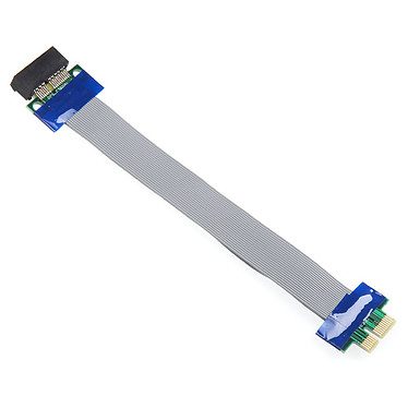 Kolink adaptateur horizontal (riser) PCI-Express 1x – Nappe 190 mm