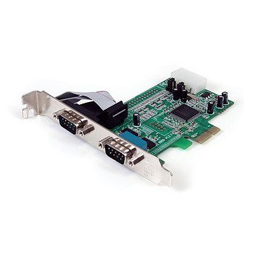 StarTech.com Carte PCI Express avec 2 ports DB-9 – UART 16550