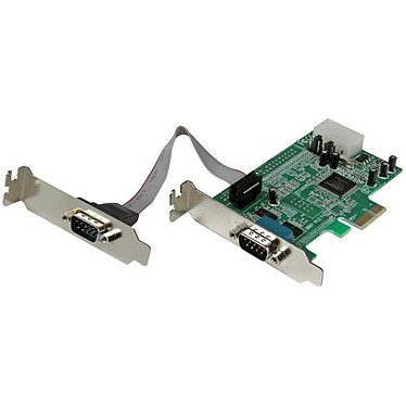 StarTech.com Carte PCI-E avec 2 ports DB-9 – UART 16550