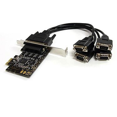 StarTech.com Carte PCI Express avec 4 ports RS232