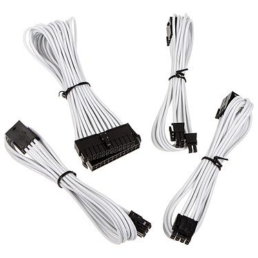 BitFenix Alchemy – Extension Cable Kit – blanc
