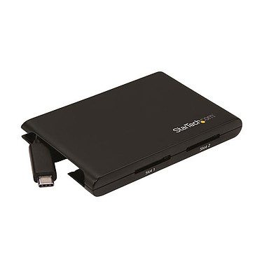 StarTech.com Lecteur et enregistreur de cartes SD dual-slot USB 3.0 Type C