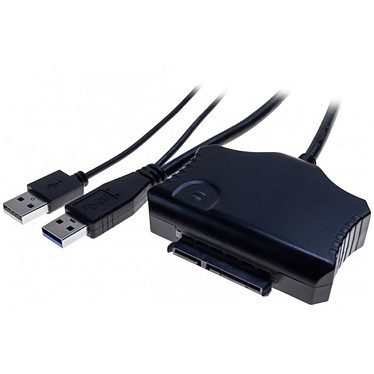 Dexlan Adaptateur auto-alimenté USB 3.0 / SATA 3.5″ – 2.5″