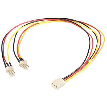 StarTech.com Câble d’alimentation en Y pour ventilateur Molex de 30 cm