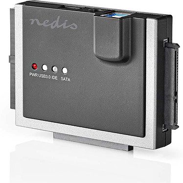 Nedis Adaptateur USB 3.0 vers IDE/SATA pour HDD/SSD 2.5″/3.5″