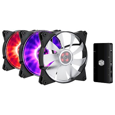 Cooler Master MasterFan Pro 140 Air Flow RGB + contrôleur RGB