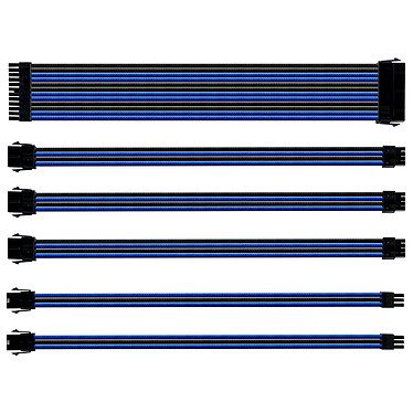 Cooler Master Sleeved Extension Cable Kit Noir/Bleu