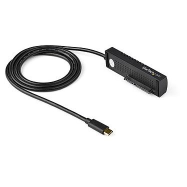 StarTech.com Câble adaptateur USB 3.1 (10 Gb/s) pour HDD / SSD SATA de 2,5″/3,5″ – USB-C