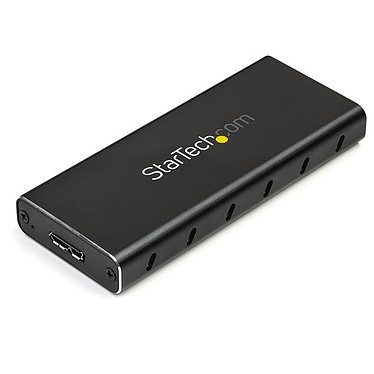 StarTech.com Boîtier USB 3.1 pour SSD M.2 SATA avec câble USB-C – Aluminium