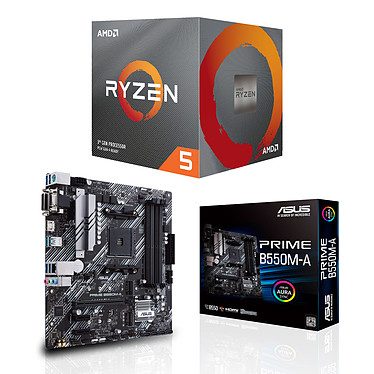 Kit Upgrade PC AMD Ryzen 5 3600 ASUS PRIME B550M-A (Wi-Fi)