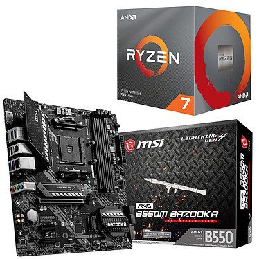 Kit Upgrade PC AMD Ryzen 7 3700X MSI MAG B550M BAZOOKA