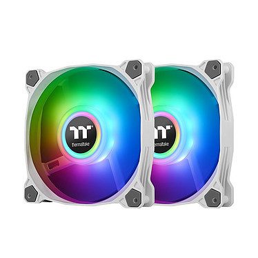 Thermaltake Pure Duo A14 ARGB Radiator Fan x 2 – Blanc