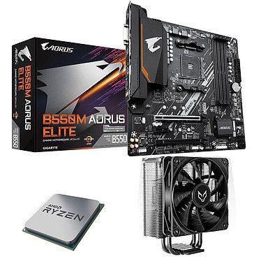 Kit Upgrade PC AMD Ryzen 5 5600X Gigabyte B550M AORUS ELITE