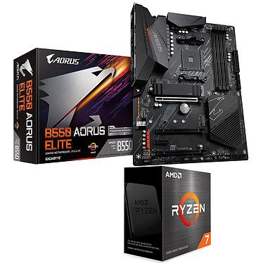 Kit Upgrade PC AMD Ryzen 7 5800X Gigabyte B550 AORUS ELITE
