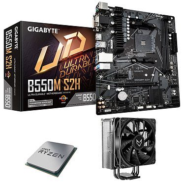 Kit Upgrade PC AMD Ryzen 5 5600X Gigabyte B550M S2H
