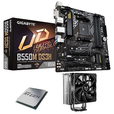 Kit Upgrade PC AMD Ryzen 5 5600X Gigabyte B550M DS3H