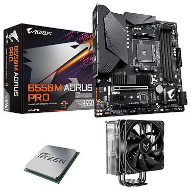 Kit Upgrade PC AMD Ryzen 5 5600X Gigabyte B550M AORUS PRO