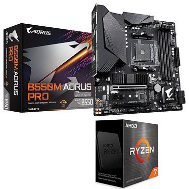 Kit Upgrade PC AMD Ryzen 7 5800X Gigabyte B550M AORUS PRO
