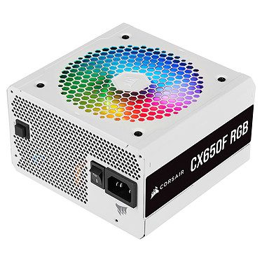 Corsair CX650F RGB 80PLUS Bronze (Blanc)