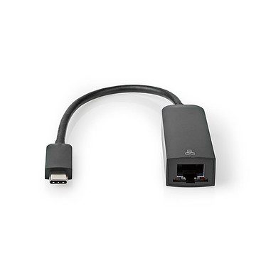 Nedis Adaptateur USB-C / Ethernet (M/F) – Noir