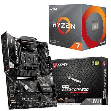 Kit Upgrade PC AMD Ryzen 7 3800X MSI MAG B550 TORPEDO