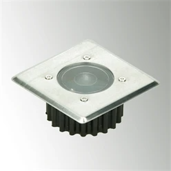 ECD Germany Projecteur LED à encastrer carré – Acier inoxydable – IP67 – pour terrasse – Lampadaire d’extérieur