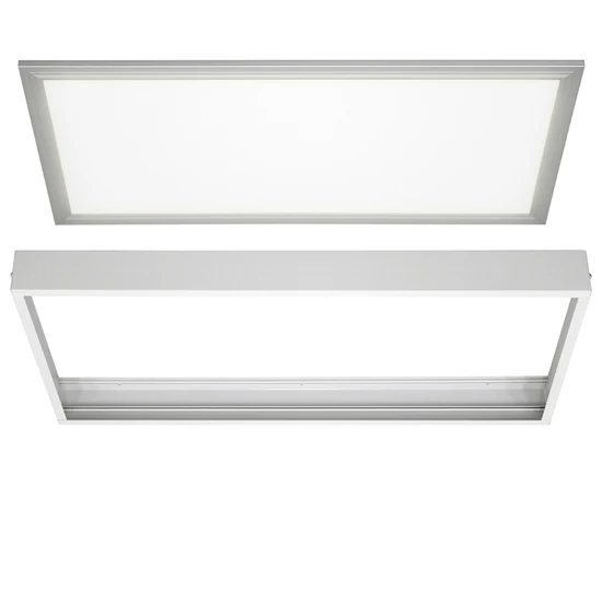 Cadre de surface pour panneau de plafond LED pour 600×300 mm aluminium blanc