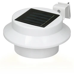 Luminaire solaire à LED pour gouttières 3LEDs blanc froid IP44 pour l’extérieur