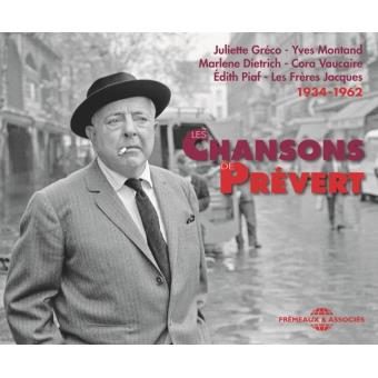 Les Chansons de Prevert 1934-1962 Inclus un livret de 24 pages
