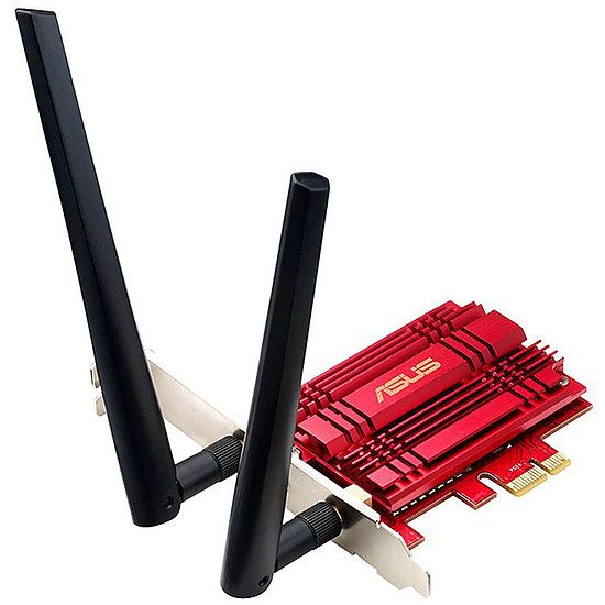 Asus PCE-AC56 – Carte PCI-E Wifi AC1300 PCI-Express, Sans fil (Wi-Fi), Low profile (équerre livrée)