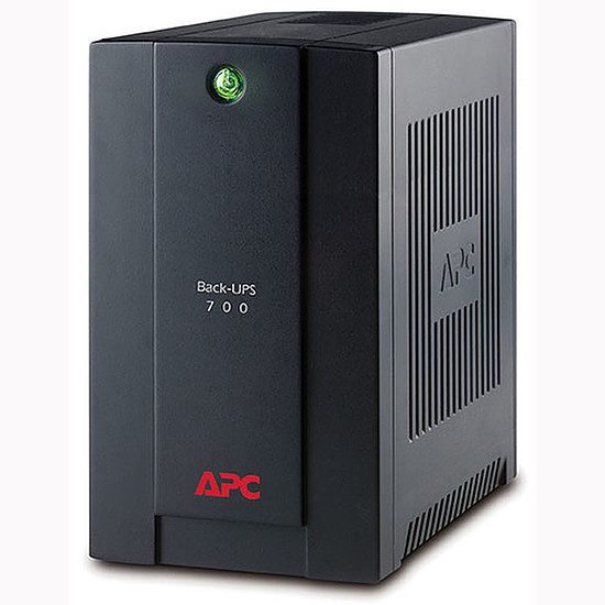 APC Back-UPS BX 700VA – Prises FR Poste de travail, Onduleur, Line Interactive, 390 W, 700 VA, 3 prises, USB