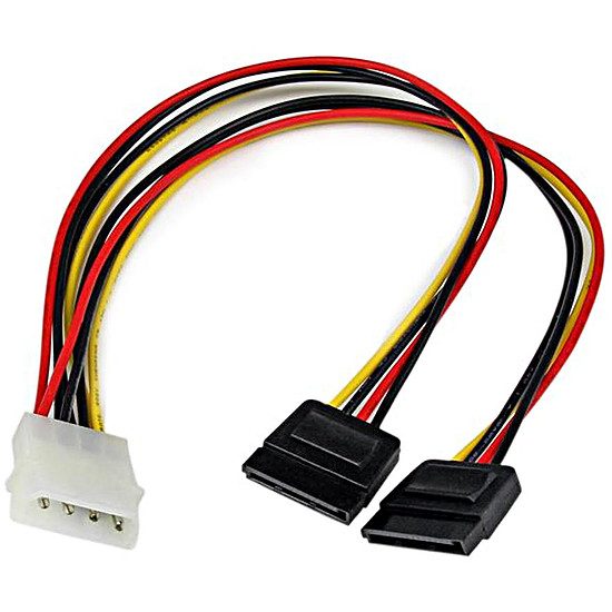 StarTech.com Câble d’alimentation en Y 2 SATA / Molex – 30 cm
