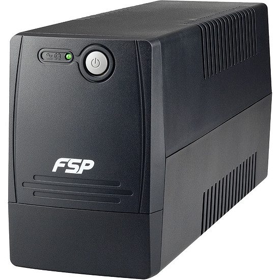 FSP Fortron UPS Line-Interactive – FP 600 Poste de travail, Onduleur, Line Interactive, 360 W, 600 VA, 2 prises
