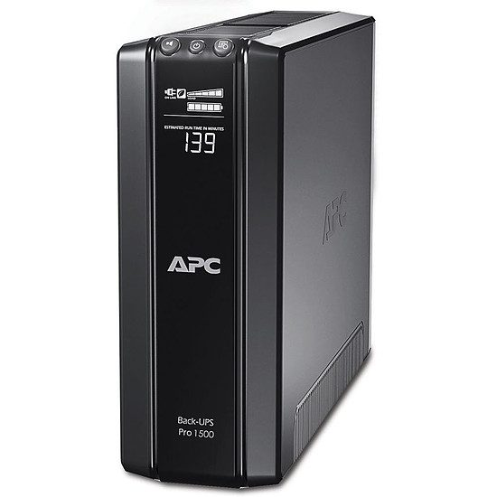 APC Back-UPS Pro 1500 VA – BR1500G-FR Poste de travail, Onduleur, Line Interactive, 865 W, 1500 VA, 6 prises, RJ11/RJ45, USB